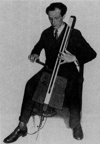 Lev with a theremin cello