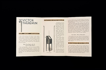 Replica Victor Theremin Brochure spread